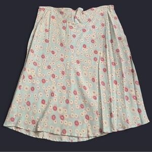 G.H Bass Floral Print Women's Midi Skirt